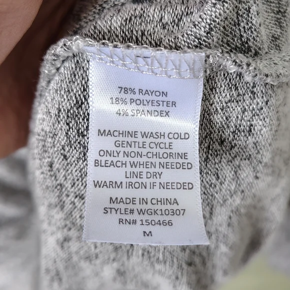 *Like New* Market & Spruce Women's Medium Heather Gray Sweater Top - Picture 5 of 6